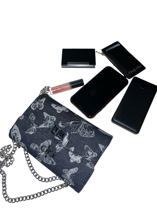 Joyful Pearl Butterfly Denim