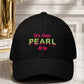 Green & Pink Pearl Drip Flex Fit Hat