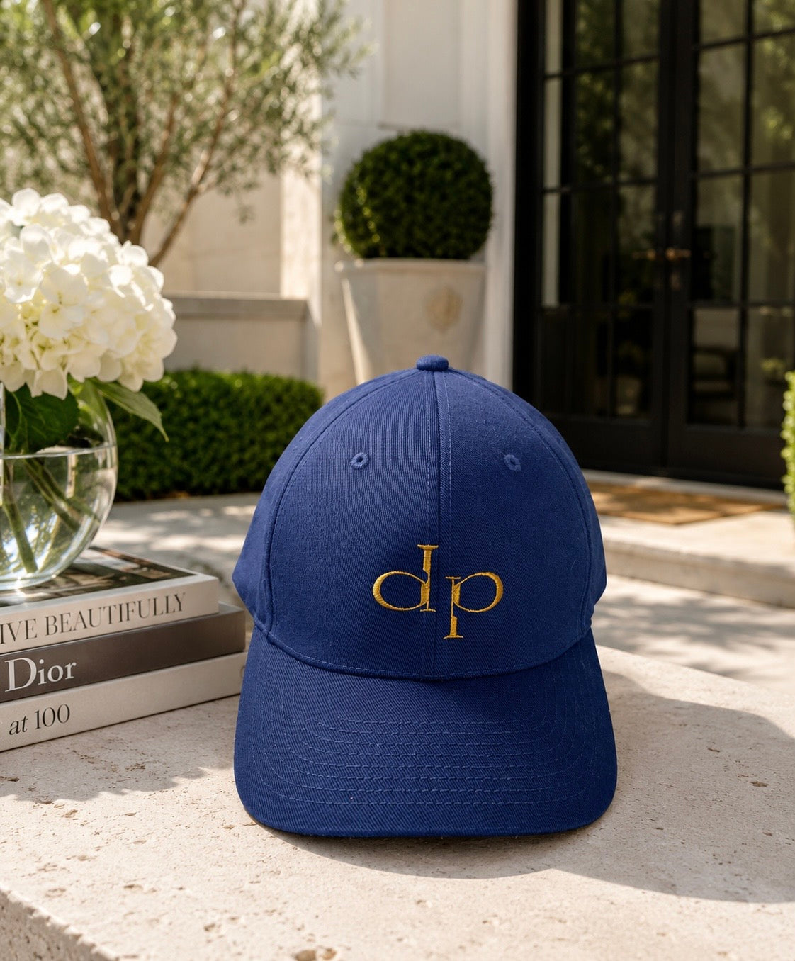 dp Gold Embroidered Flex Fit Hat