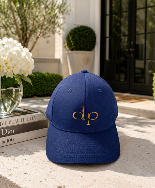 dp Gold Embroidered Flex Fit Hat
