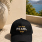White & Gold Flex Fit Hat