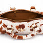 Confident Pearl - Brown Cow Print