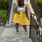Sunflower Skater Dress