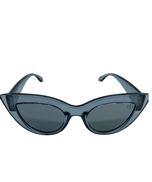 Gafas de sol negras transparentes con ojos de gato